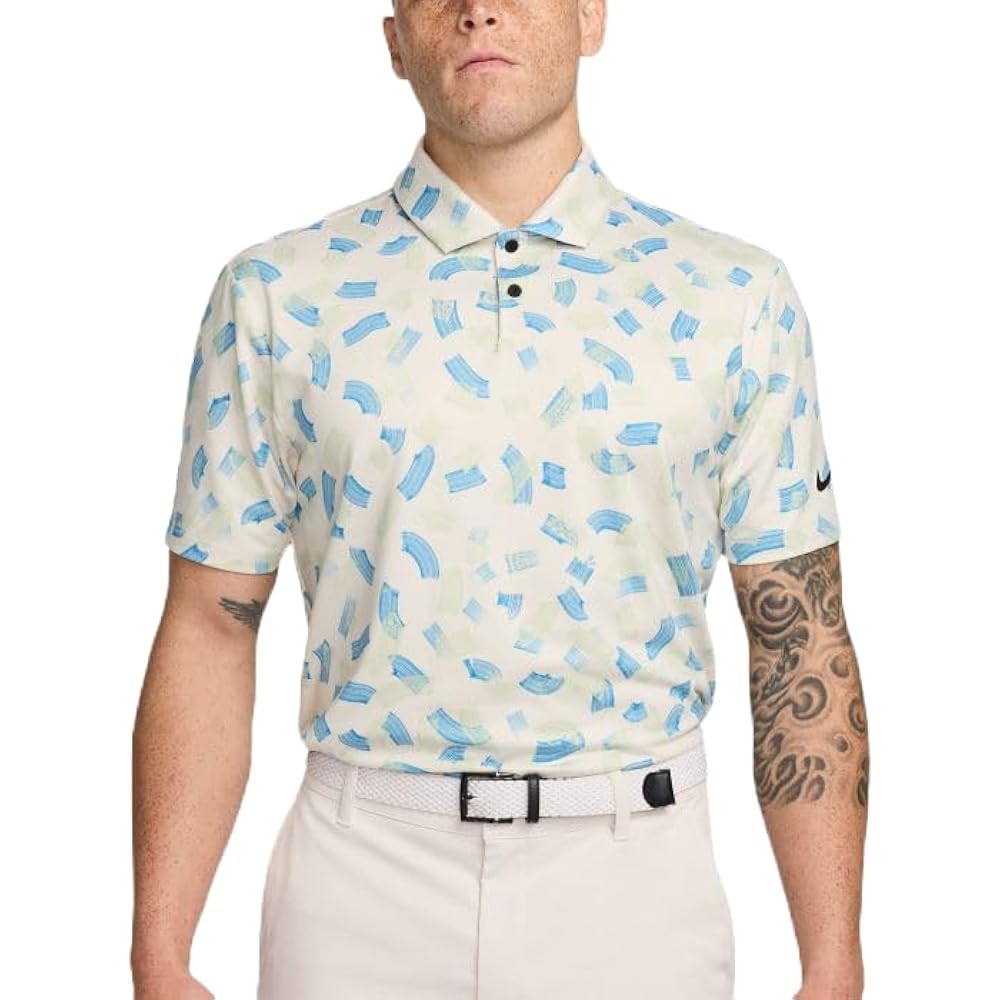 Amazon.com: Nike Men's Dri-Fit Tour Micro Print Golf Polo 24